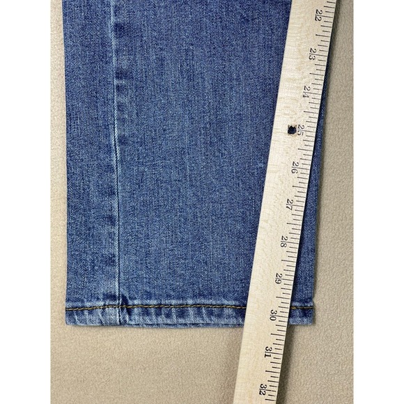 Levi's Jeans Adult 30x32 Blue Signature Straight Leg Distressed Denim Mens - Picture 5 of 13